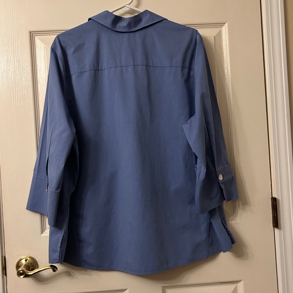 Foxcroft No-iron Button Down Shirt, size 18W - Picture 2 of 6